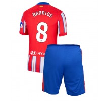 Atletico Madrid Pablo Barrios #8 Koszulka Podstawowa dzieci 2024-25 Krótki Rękaw (+ krótkie spodenki)